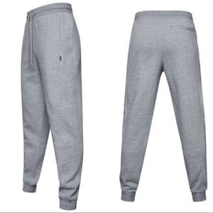 CSG Cuffed Fleece Pants in Heather Gray